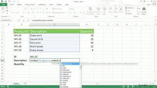 Excel tutorial: Using INDEX/MATCH to look up without using left-most column | lynda.com