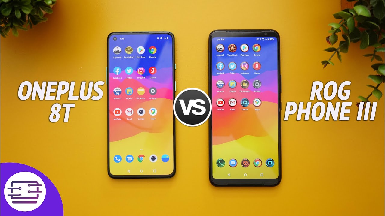 OnePlus 8T vs ROG Phone 3 Speedtest Comparison