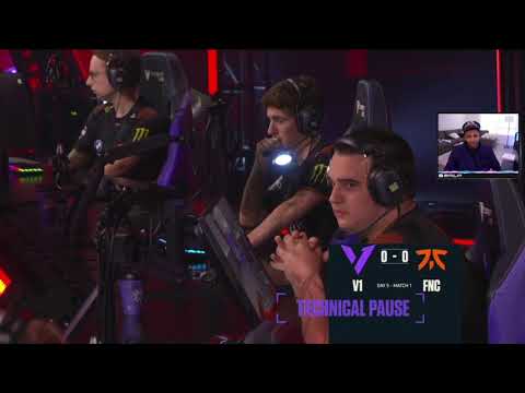 Myth Reacts to  Version1  Vs  FNATIC !! MAP 1 !!  Loser Out !!