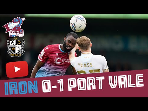 📺 Match action: Iron 0-1 Port Vale