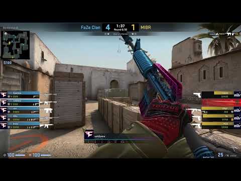 CS:GO POV Demo FaZe coldzera (20/9) vs MIBR (de_dust2)