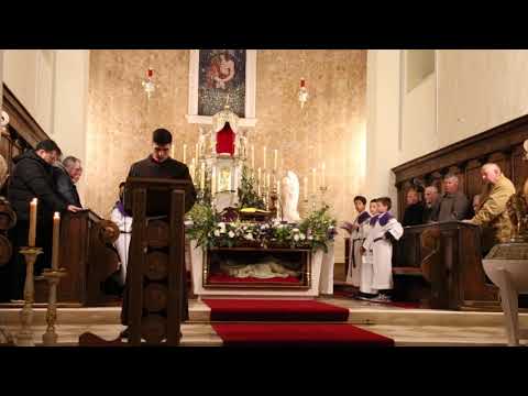 Franjevački bogoslovi predvode križni put - Franjevačke pučke misije - Postira, 6.03.2020.g. 1.dio/3