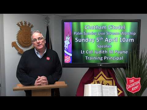 Join us LIVE on Sunday 5th April - Palm Sunday
