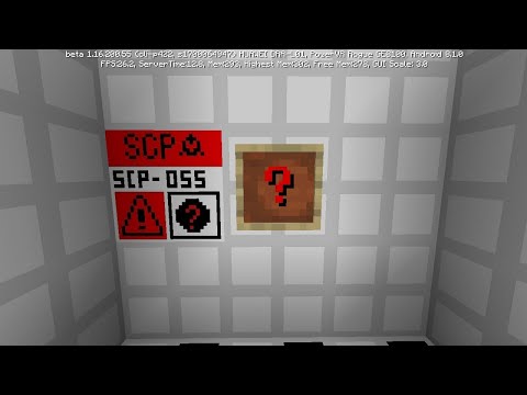 NON ESISTE QUESTO SCP!!!? MCPE SCP-055