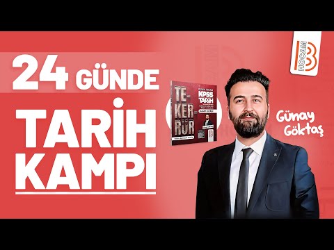 2) KPSS Tarih Kampı - İslamiyet Öncesi Türk Tarihi Kültür ve Medeniyeti - Günay GÖKTAŞ - 2024