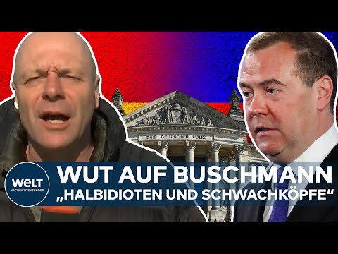 PUTINS KRIEG: Medwedew dreht wieder frei - Drohung mit Raketen auf Bundestag und Kanzleramt