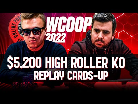 WCOOP 2022 $5,200 High Roller KO €urop€an | probirs | FutureofMe Final Table Cards-UP Replay