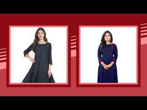 Celebrate Navratri 2020| Best selling royal blue colour Kurtis| Amazon best deals
