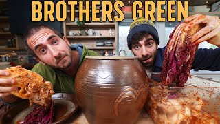 back in the kitchen with my brother