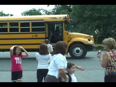 Christian's First bus ride