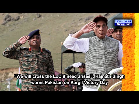 “We will cross the LoC if need arises” Rajnath Singh warns Pakistan on Kargil Victory Day
