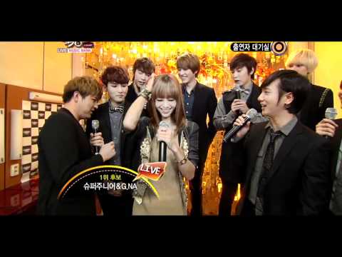 110909 Super Junior & G.NA - Back Stage
