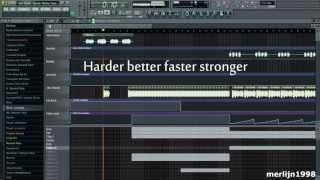 Daft Punk - Harder Better Faster Stronger (Alive 2007) [FL Studio remake]