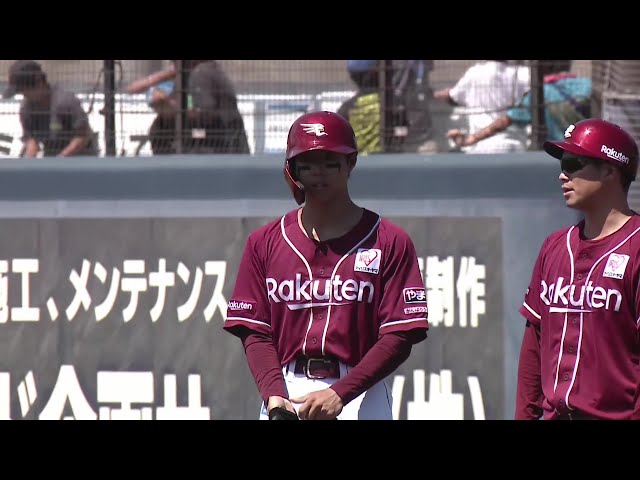 【ファーム】イーグルス・武藤敦貴 1死満塁のチャンスを逃さず先制タイムリーヒットを放つ!! 2025年7月31日 北海道日本ハムファイターズ 対 東北楽天ゴールデンイーグルス