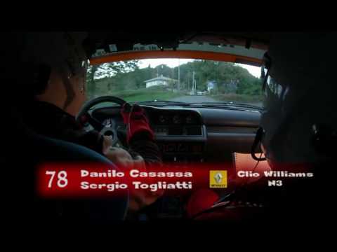 Cameracar Rally del Rubinetto 2016 Casassa-Togliatti Clio W N3 - PS2
