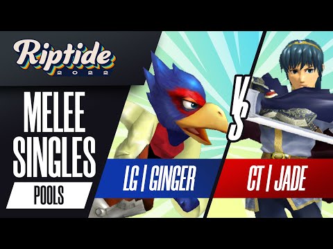 Ginger vs Jade - Melee Singles Pools - Riptide 2022 | Falco vs Marth