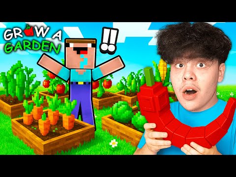 GROW a GARDEN in MINECRAFT !
