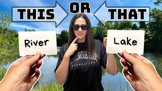 Random Cards Decide Our ENTIRE Fishing Trip! (This or That Challenge)