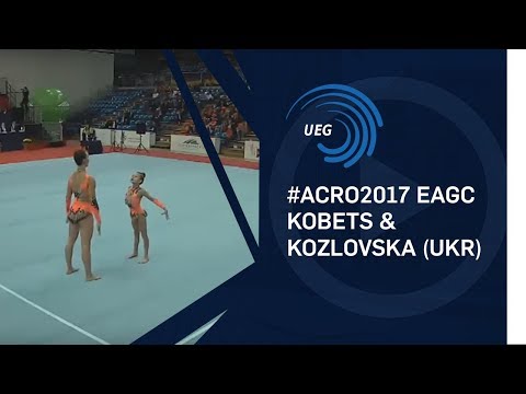 Valeriia KOBETS & Viktoria KOZLOVSKA (UKR) - 2017 11 - 16 women's pair final