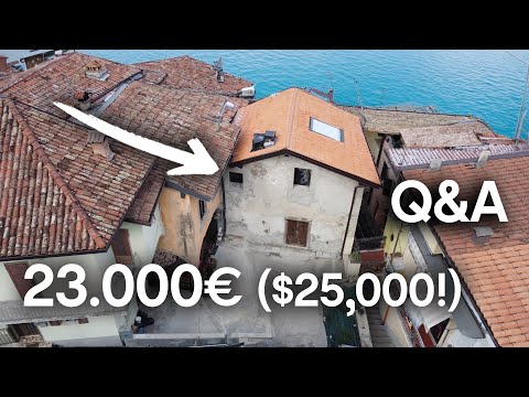 Our 23.000€ Italian Lake house Renovation (Q&A)