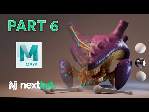Create a Game Ready 3D Enemy Minion Part 7 Maya Skinning