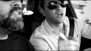 {04.21.19} Ryan Phillippe and Cremdon singing &quot;so fly&quot; (213) in the car.