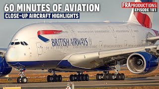 Planespotting HIGHLIGHTS: ONE HOUR of CLOSE-UP Landings & Departures