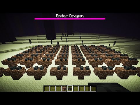 100 withers vs ender dragon