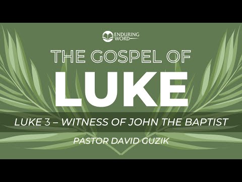 Luke 3 - Witness Of John The Baptist