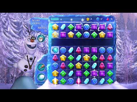 Frozen Free Fall: Snowball Fight Level 120 Walkthrough, , No Power Ups