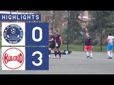 [Miesten Kutonen] FC Germania Helsinki/Akademie vs Kullervo/Mosaic 0-3 (0-2) | Highlights