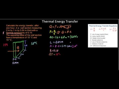 Thermal Energy Transfer 4 - Combining Formulas