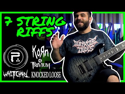 7 STRING GUITAR RIFFS FOR DUMMYS (That DON'T Suck)