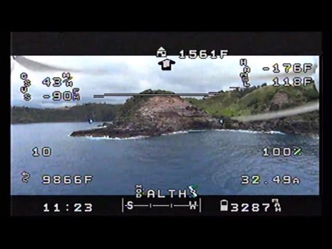 Drone Pilot's FPV Goggle View - [CHEERSON CX20 Long Range FPV, OSD, Telemetry]