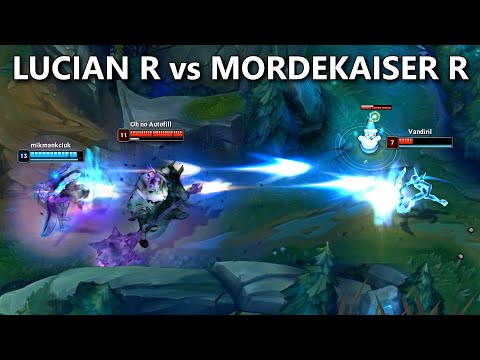Lucian R vs Mordekaiser R