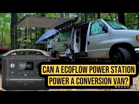 Powering a camper van with a #EcoFlow power station for fulltime #vanlife/how to set up