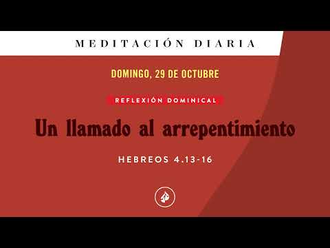 Un llamado al arrepentimiento – Meditación Diaria