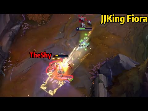 JJKing Fiora VS TheShy K'Sante! *LEVEL 1 SOLO KILL*