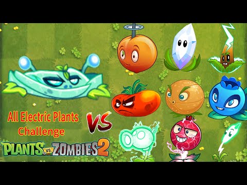 PvZ 2 9.1.1 | New Plant Power Vine & All Electric Plants Challenge - Who Will Win ? - Plant Vs Plant