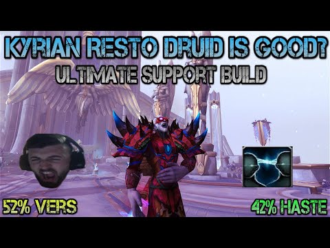 I Went Kyrian on Resto Druid...AND its INSANE - Rdruid 2v2 Arena PvP