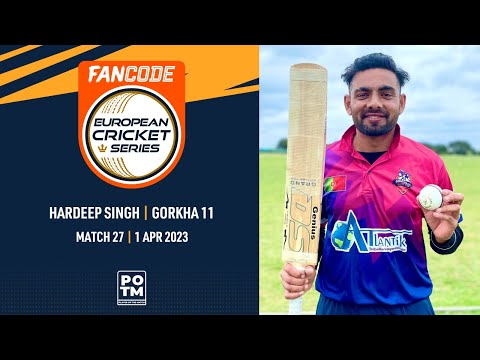 POTM: H.Singh - GOR vs FRD | Highlights | FanCode ECS Portugal, Santarem 2023 | ECS23.135