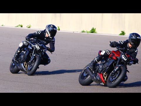 Triumph Street Triple 765 RS with clip ons