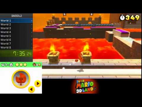 Super Mario 3D Land Speedrun Two-Star Record - 1 / 7