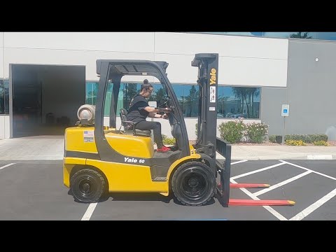 YALE GLP060VXEVSE093 6,000 lb LP(Propane) #390J- Forklift for sale