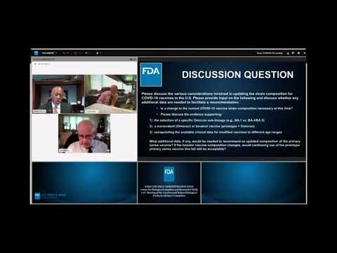 Dr. James Hildreth FDA VRBPAC Meeting