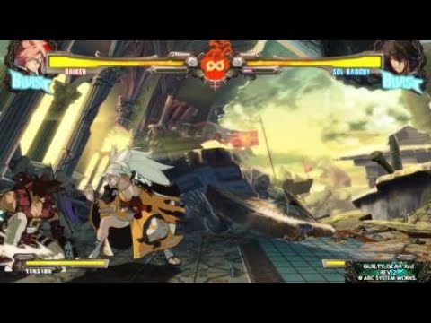 GGXrd Rev 2 - Baiken Yozansen Cross-Up