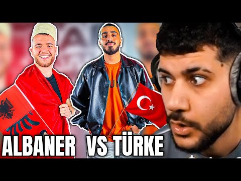 Hamed reacts to Albanian vs Turk...