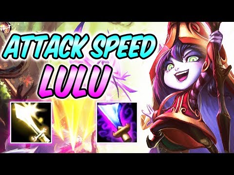 FULL ATTACK SPEED ON-HIT LULU ADC COSMIC ENCHANTRESS | New Build & Runes | League of Legends | S10