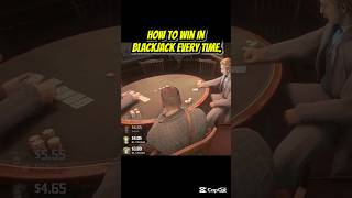 Win Every Blackjack Hand in RDR2 Easy Trick! #RDR2 #Blackjack #GamingTips #RockstarGames #RDR2Tricks