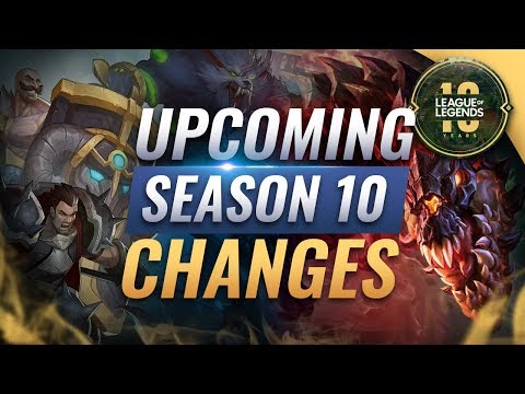MASSIVE CHANGES: NEW Season 10 REWORKS, BUFFS, & Changes - League of Legends